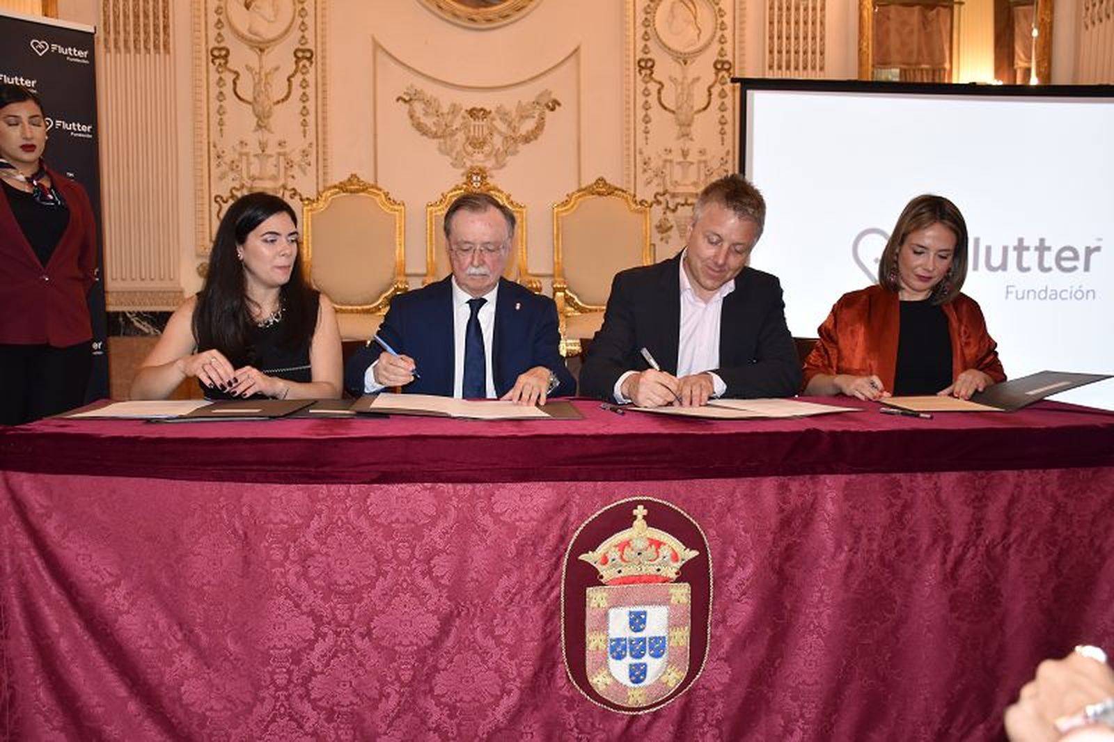 Imagen de recurso del acto inaugural de la Fundación Flutter en el Salón del Trono del Palacio de la Asamblea de Ceuta, el pasado miércoles 29 de mayo. / FOTO E.P.