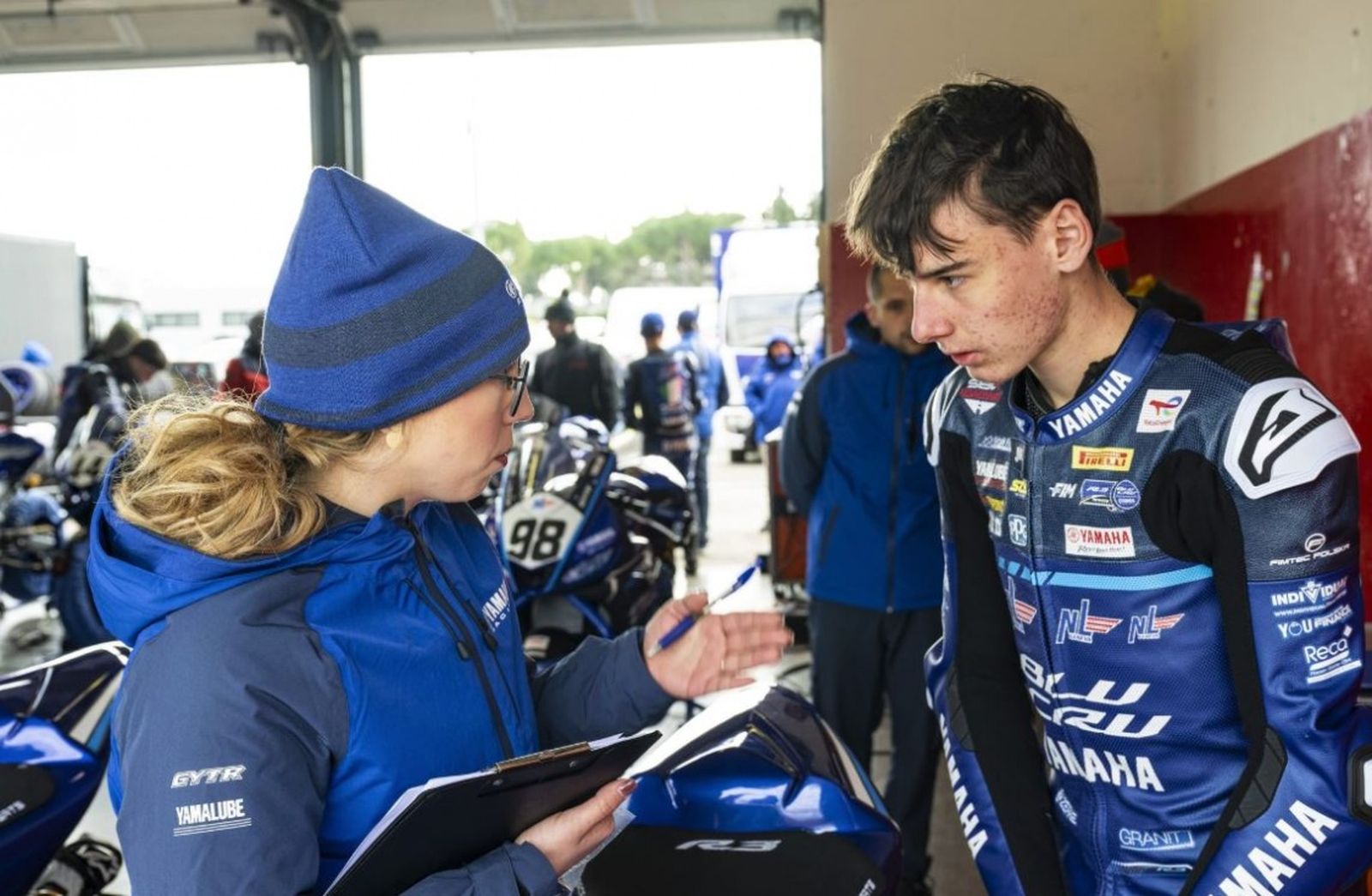 Con el austríaco Daniel Krabacher / Cedida