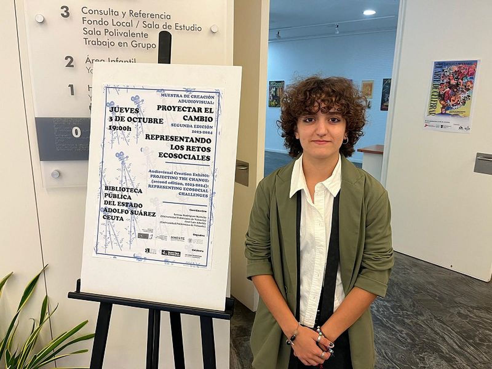 Akira Mohamed, la creadora de 'Las raíces: Ceuta y Marruecos'./ FOTO J.A.G.