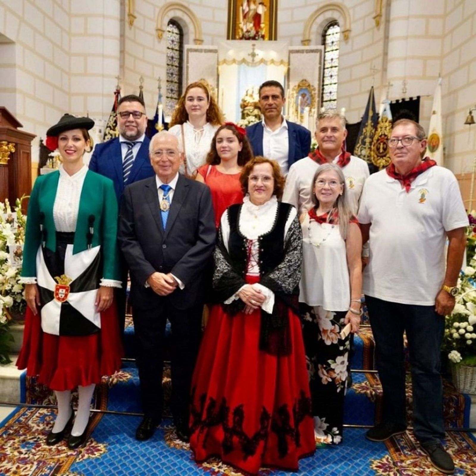 Casas regionales en Melilla, ofrenda floral de la Virgen de la Victoria | FOTO CEDIDA