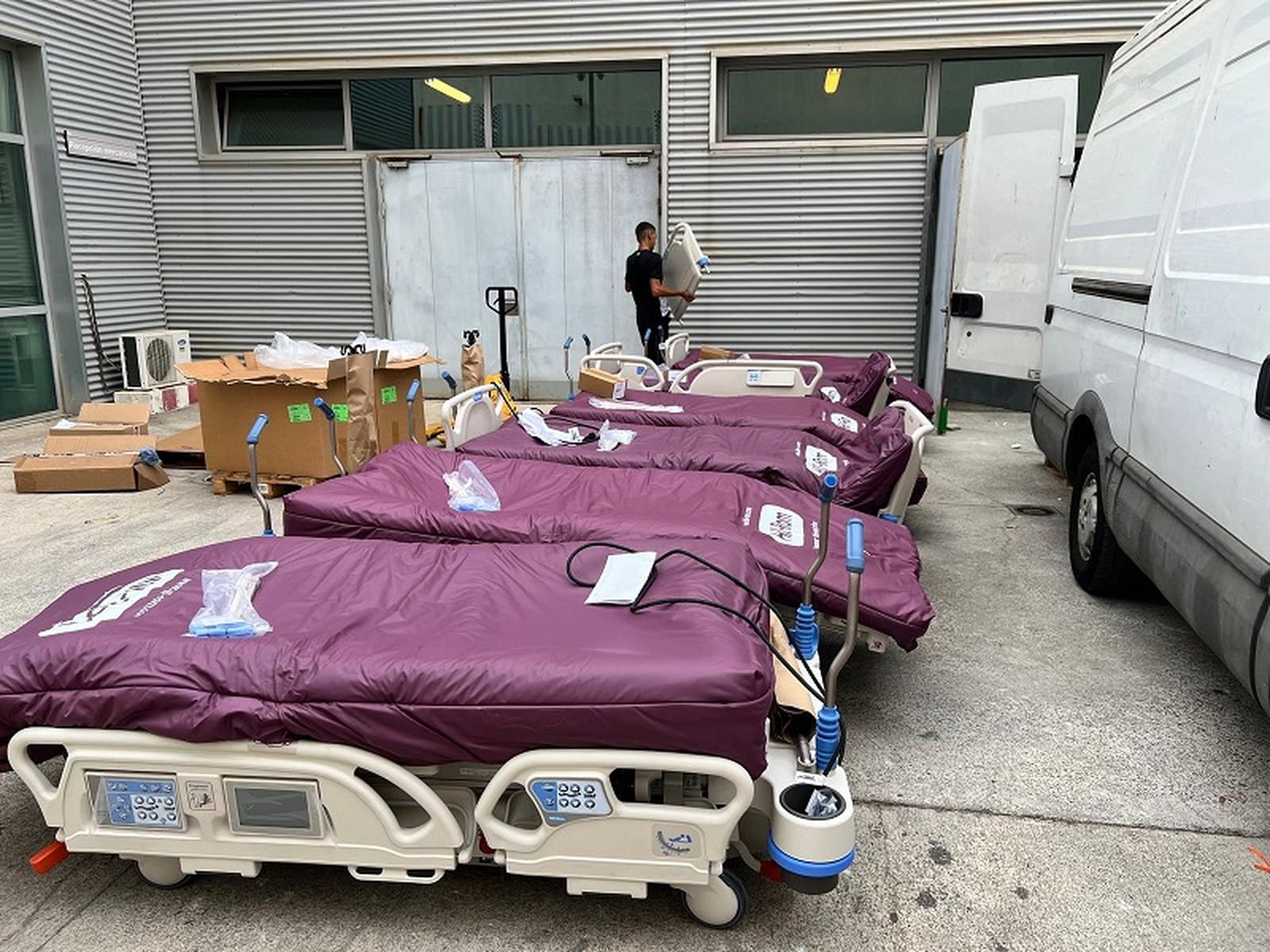 Camas en el momento de la recepción./ FOTO INGESA