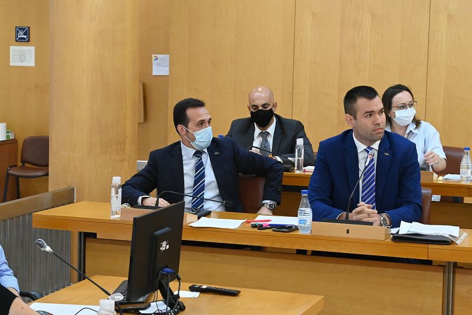 Grupo Vox en la Asamblea. / FOTO C.A.C.