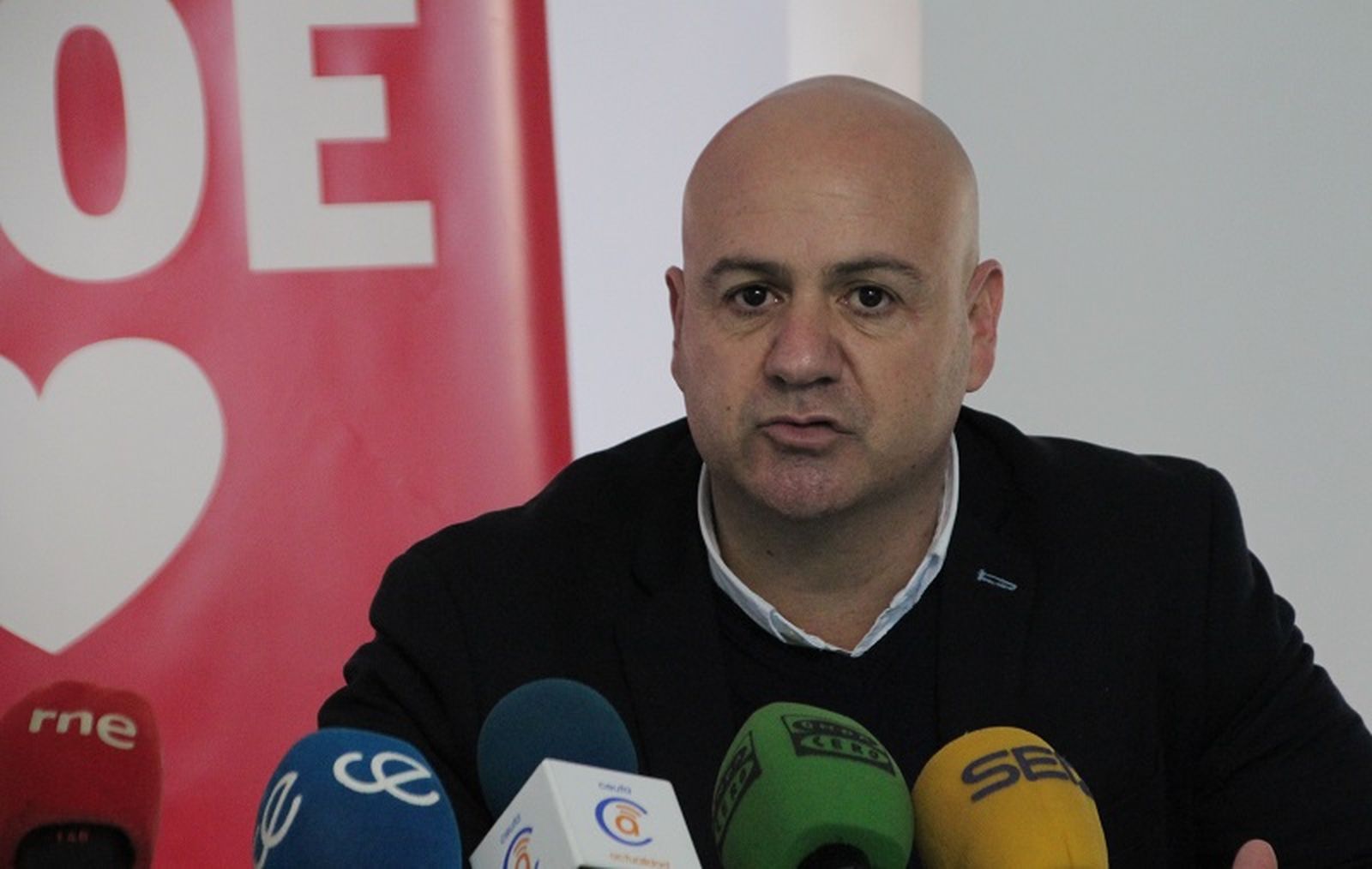 Secretario general del PSOE Ceuta, Juan Gutiérrez./ FOTO EL PUEBLO