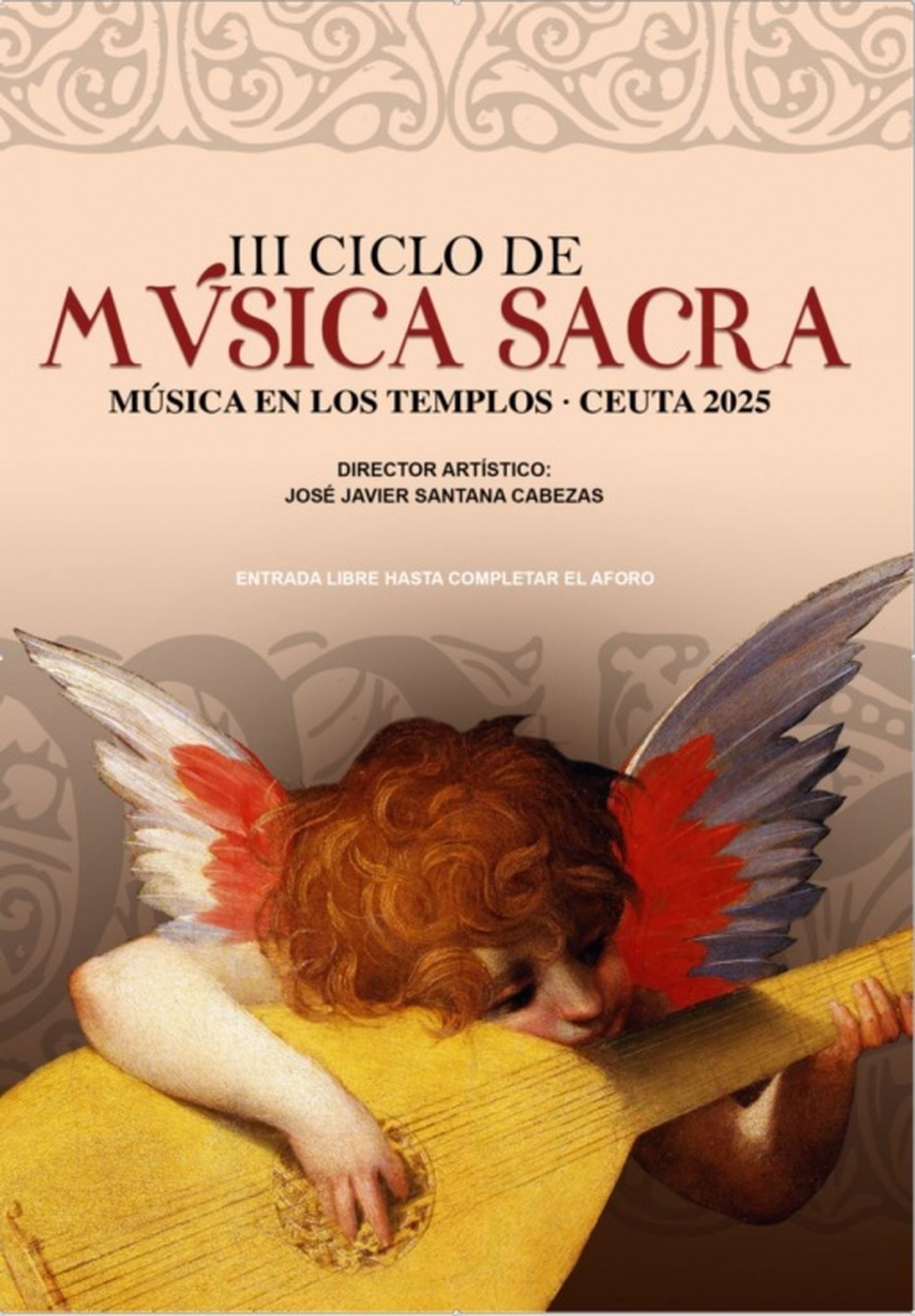 CARTEL MUSICA SACRA. / FOTO CEDIDA