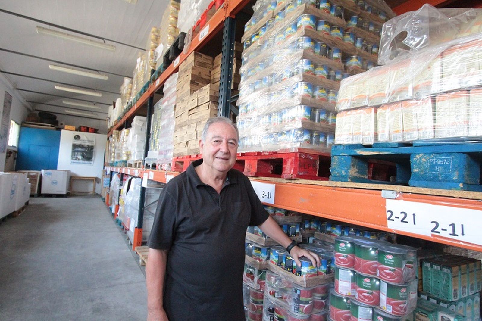 Pedro Mariscal, presidente del Banco de Alimentos de Ceuta./ FOTO RECURSO