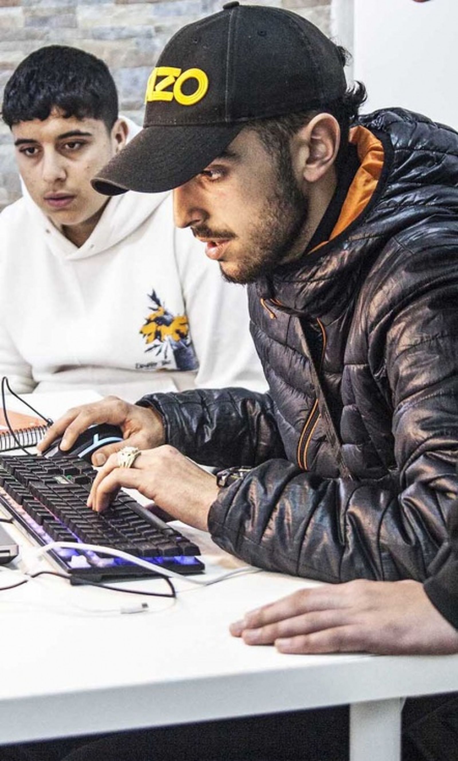 Mohamed Chellaf y otro ceutí./ FOTO CEDIDA