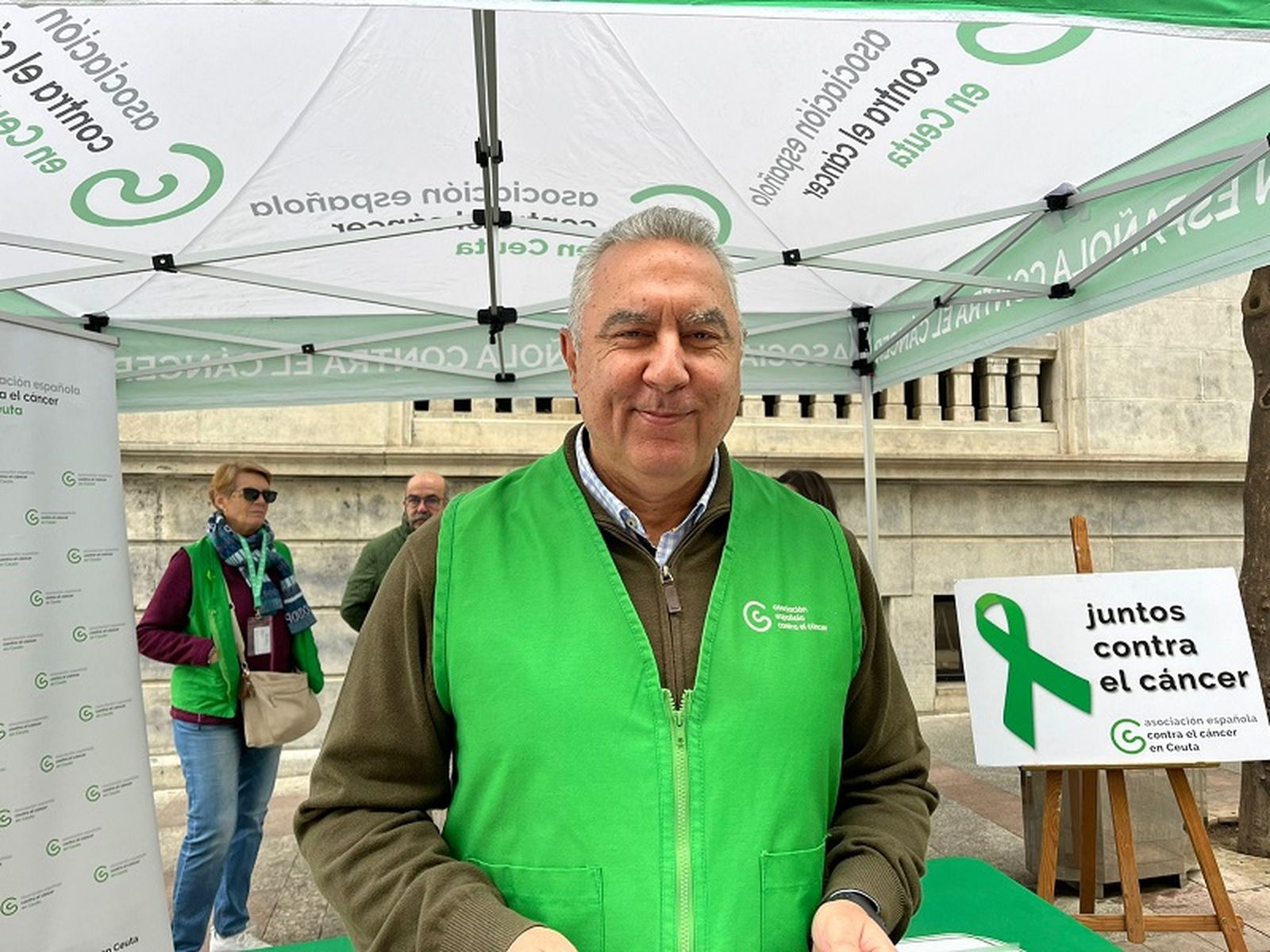 El presidente de la AECC en Ceuta, Jesús Ferreiro/FOTO C.L.