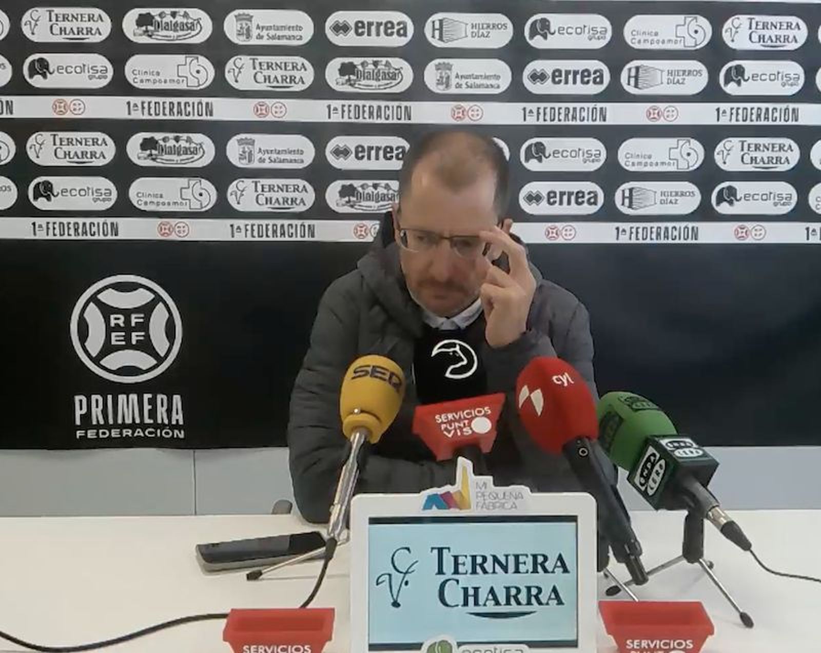 José Juan Romero, en la sala de prensa del 'Reina Sofía'.