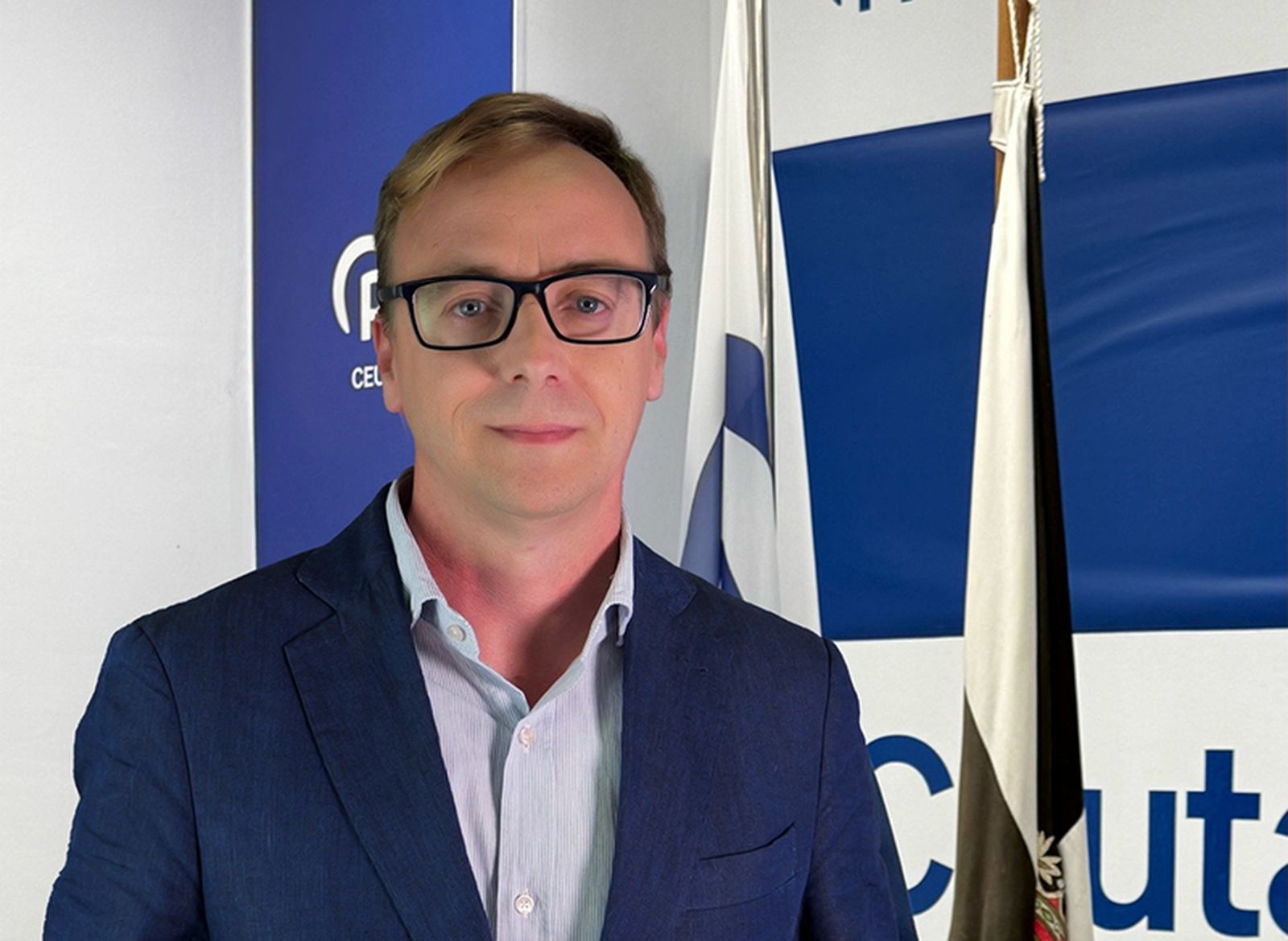 El secretario general del PP ceutí, Guillermo Martínez/FOTO CEDIDA
