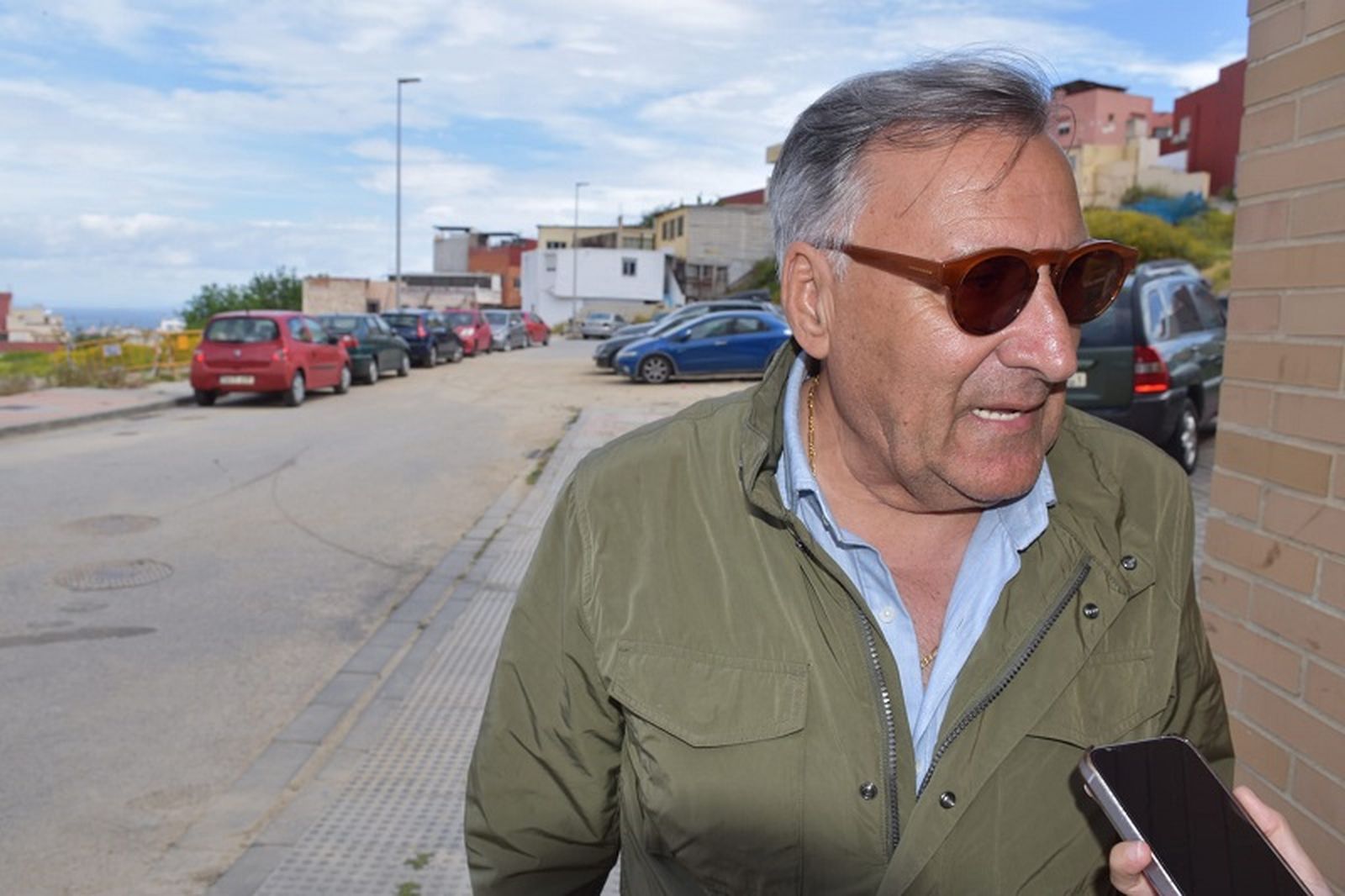 El presidente de la Asociación de Vecinos de Recinto Sur, José María Romero. / FOTO NICOL'S