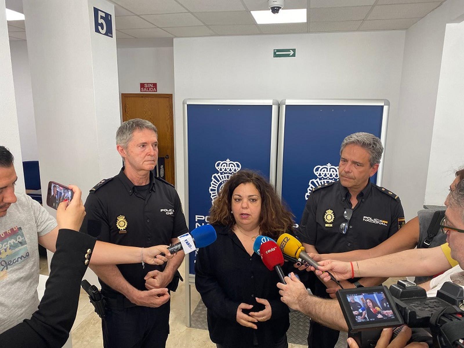 Comparecencia de prensa. / FOTO S.C.