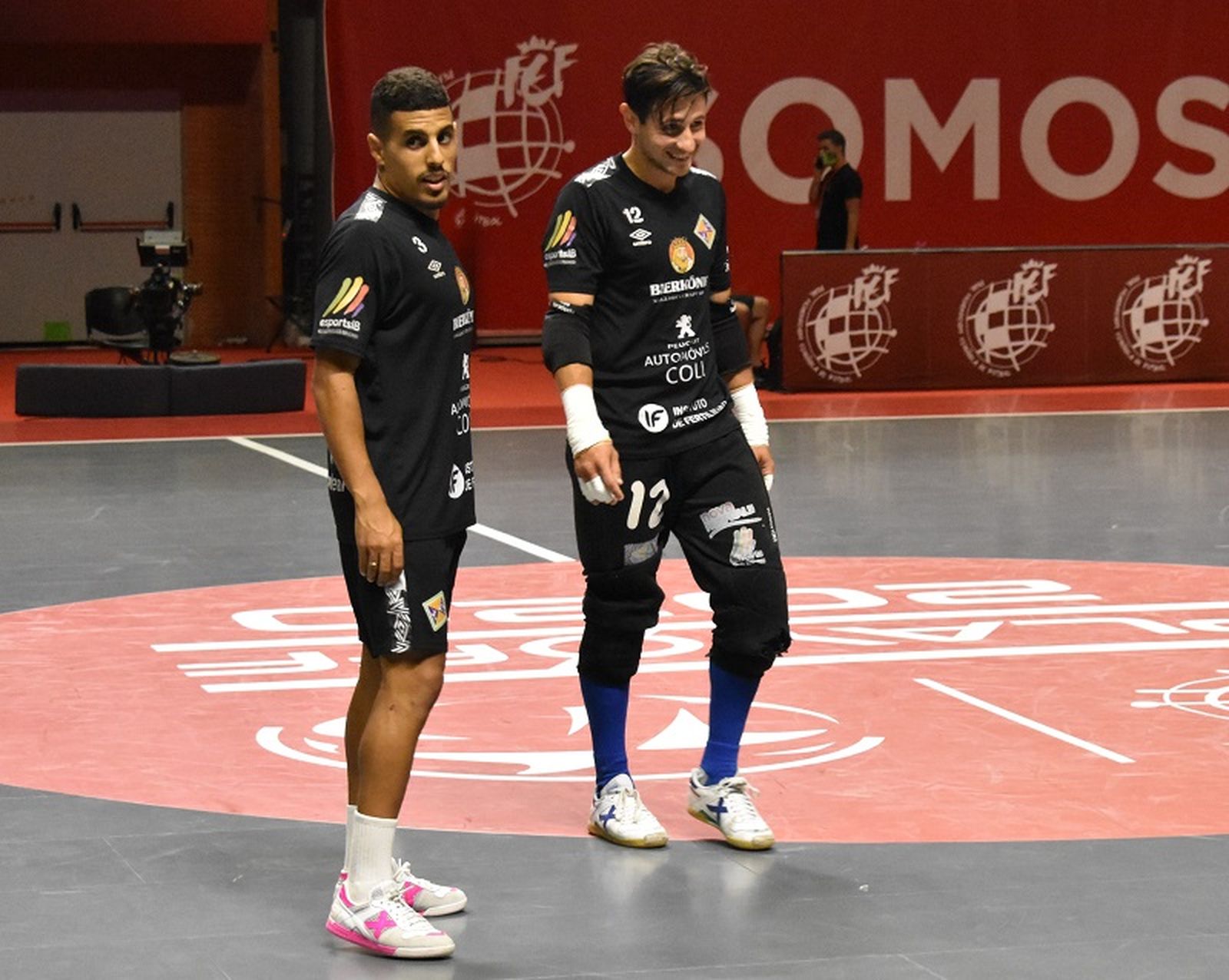 Hamza y su compañero Nicolás Sarmiento / FOTO PALMA FUTSAL