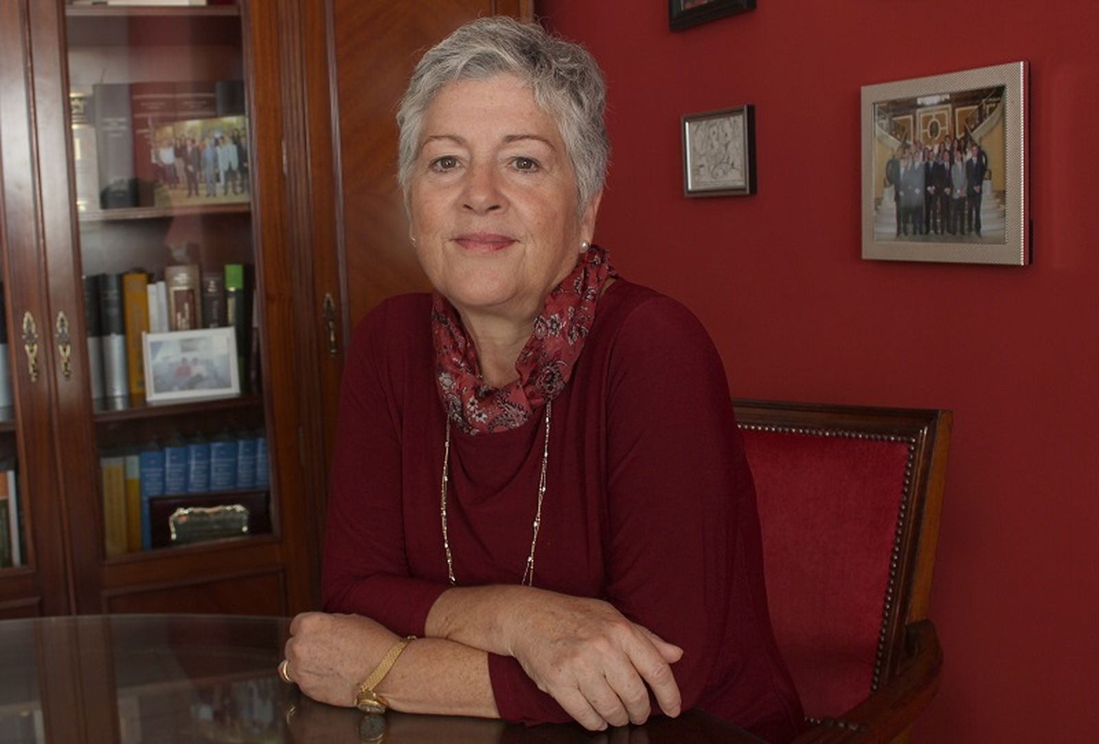 La nueva presidentea de la Sección VI durante una revista con este diario. / FOTO REDUAN