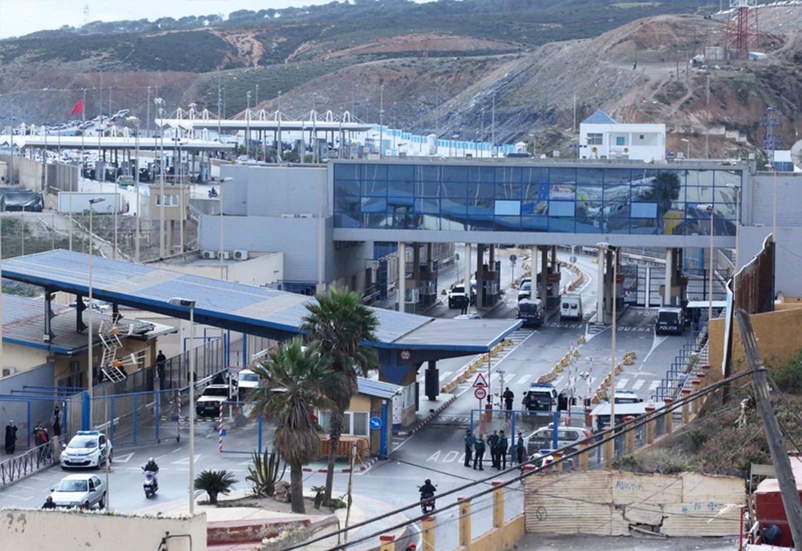 Frontera del Tarajal de Ceuta. / FOTO EL PUEBLO