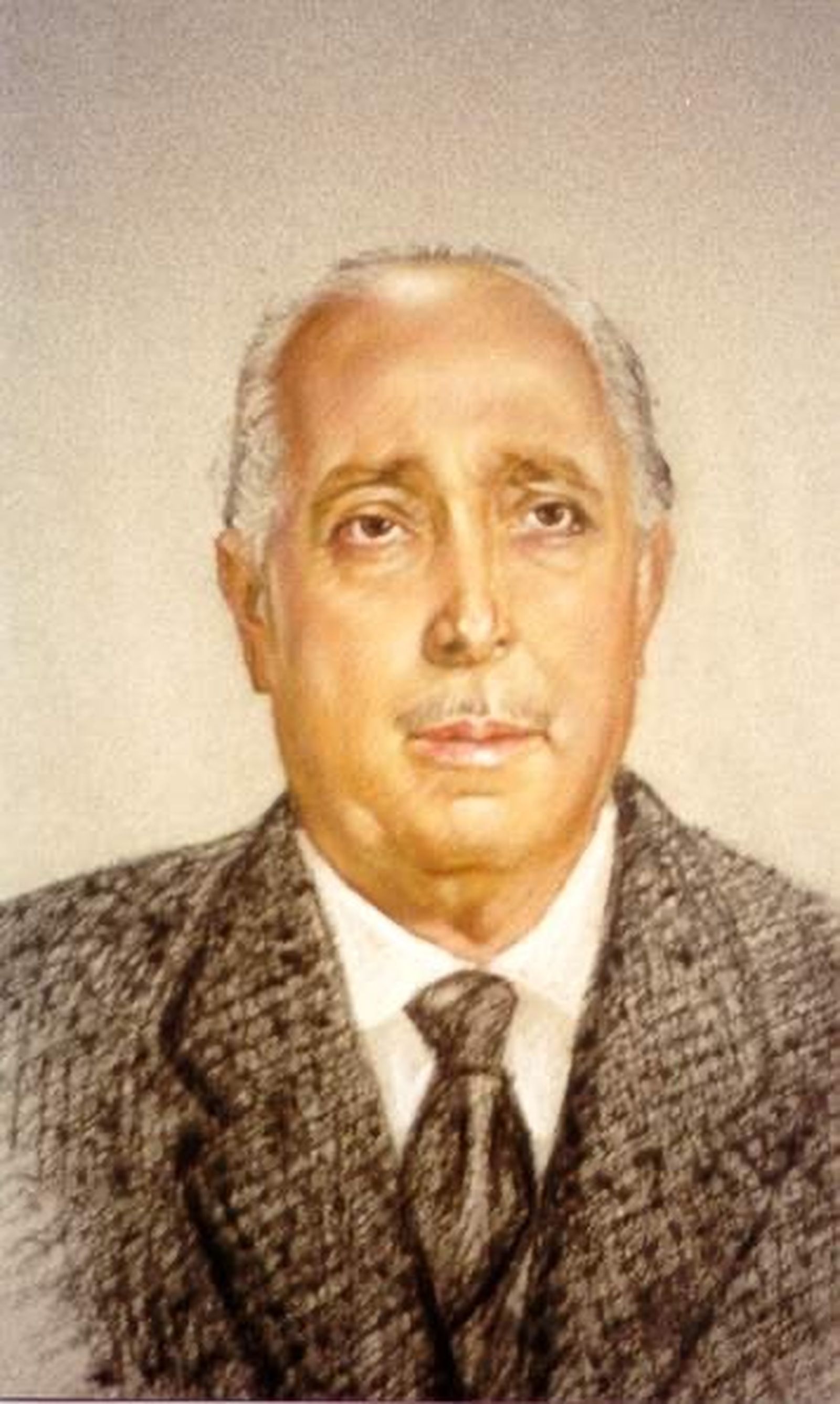 Retrato de Ben Kaddur, poco antes de fallecer.