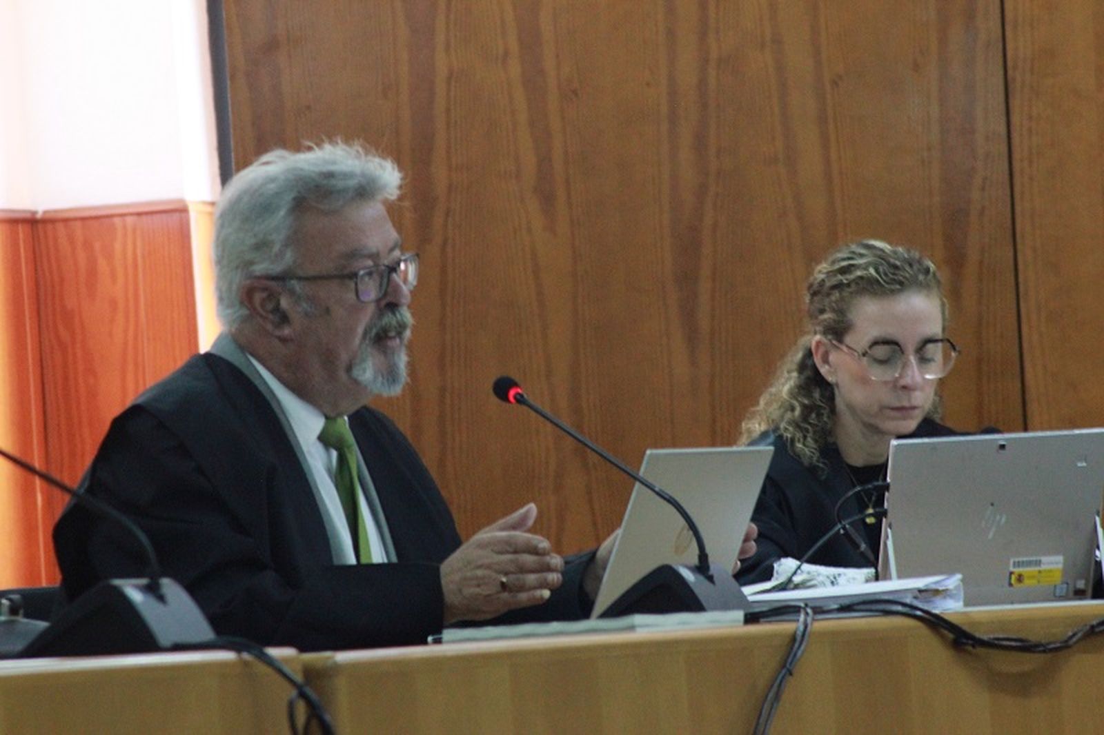 Naranjo durante el juicio la semana pasada. / FOTO S.C.