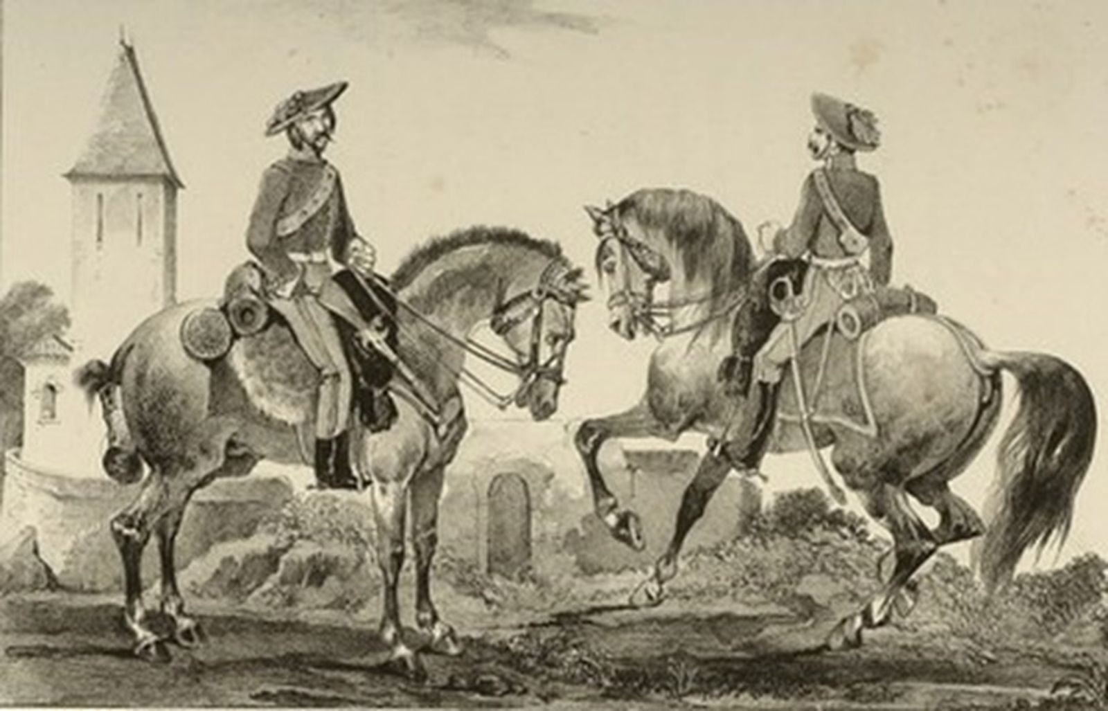 Caballería Carlista, Primera Guerra (1833-1839). / FOTO CEDIDA