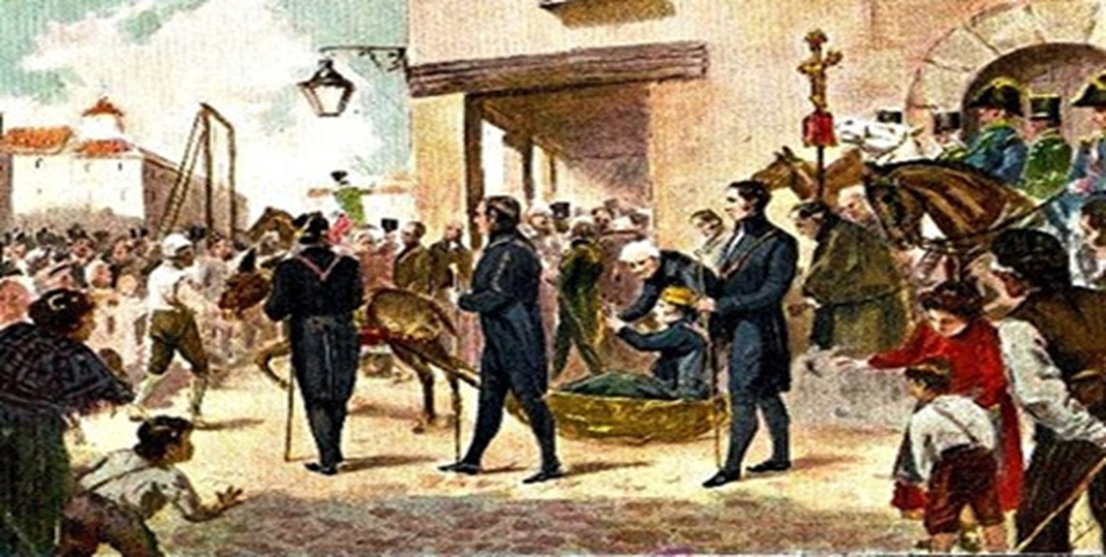 La ejecución de Rafael de Riego. / FOTO CEDIDA