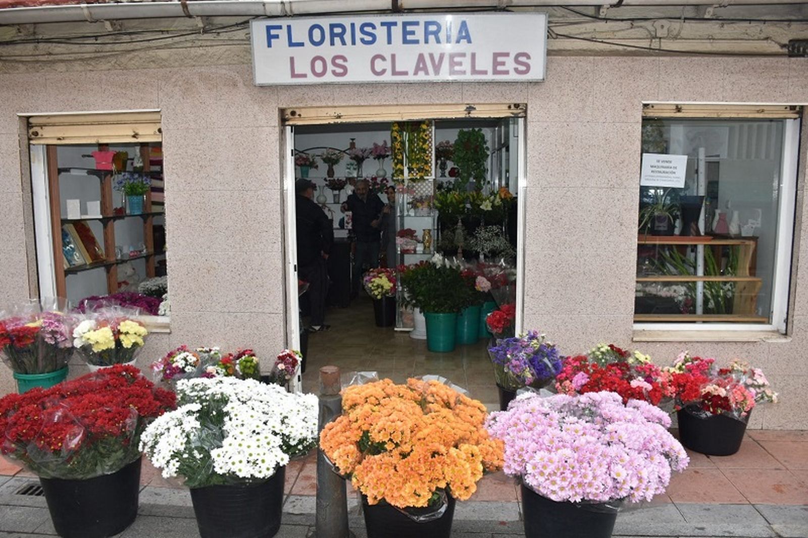 Floristería Los Claveles, en Hadú. / FOTO NICOLS