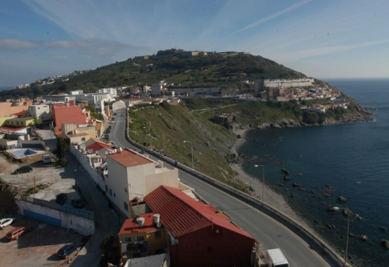 Vista aérea de Ceuta. / FOTO EL PUEBLO