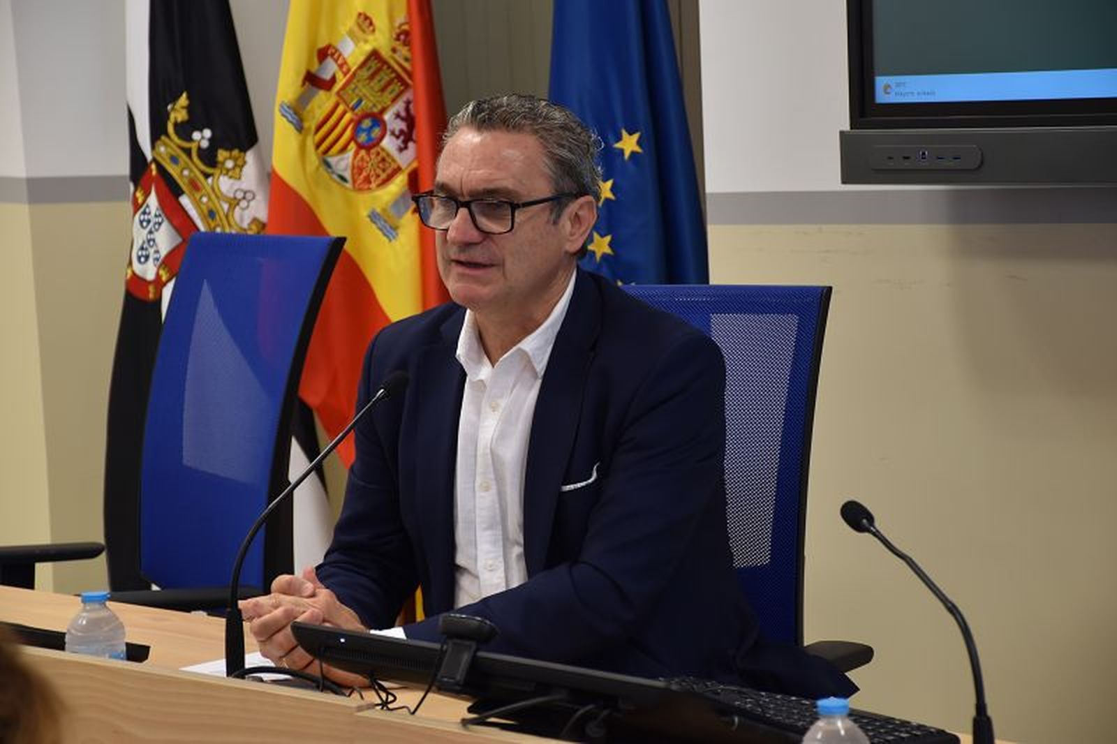 Javier Ronda, periodista de Canal Sur./ FOTO NICOL'S