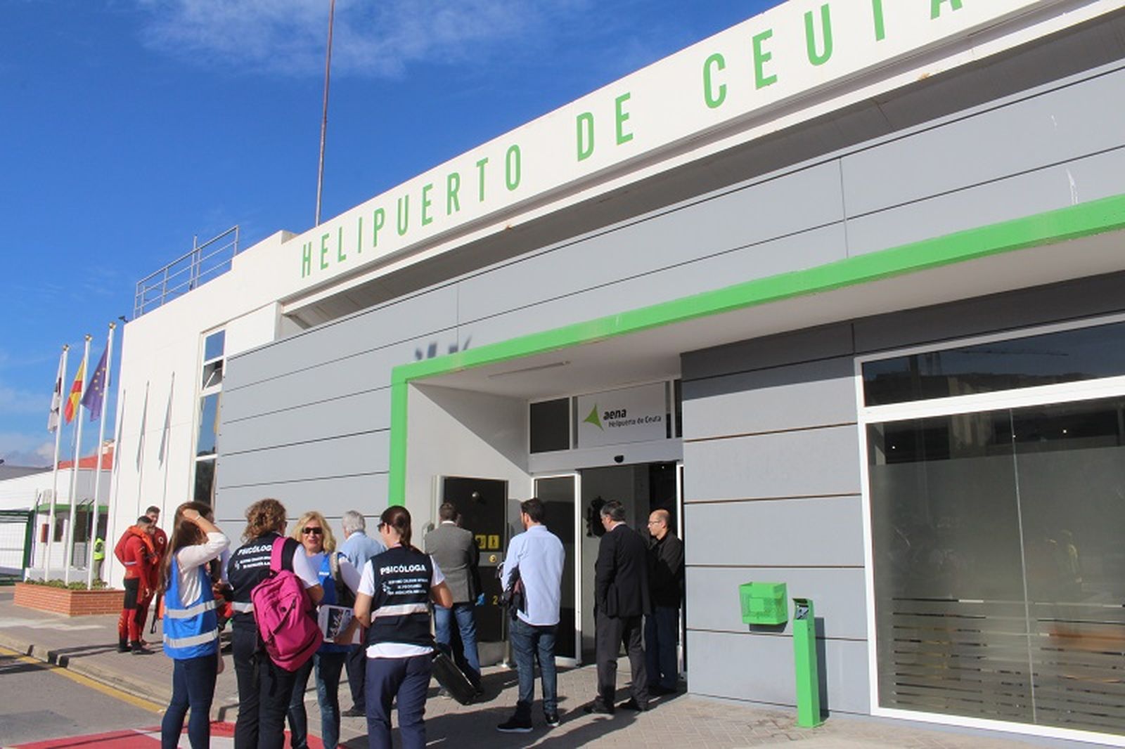 Instalaciones del Helipuerto de Ceuta/FOTO EL PUEBLO