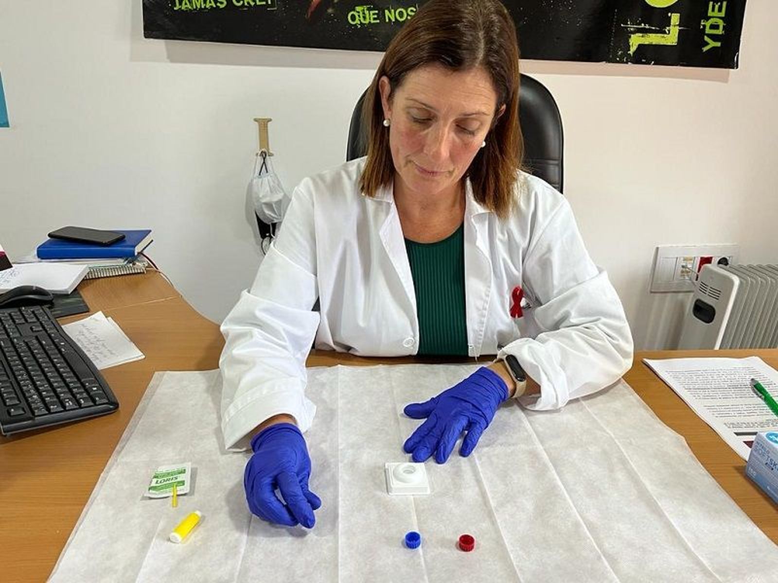 Irene López, enfermera de la Unidad Afectivo Sexual./ FOTO J.A.G.