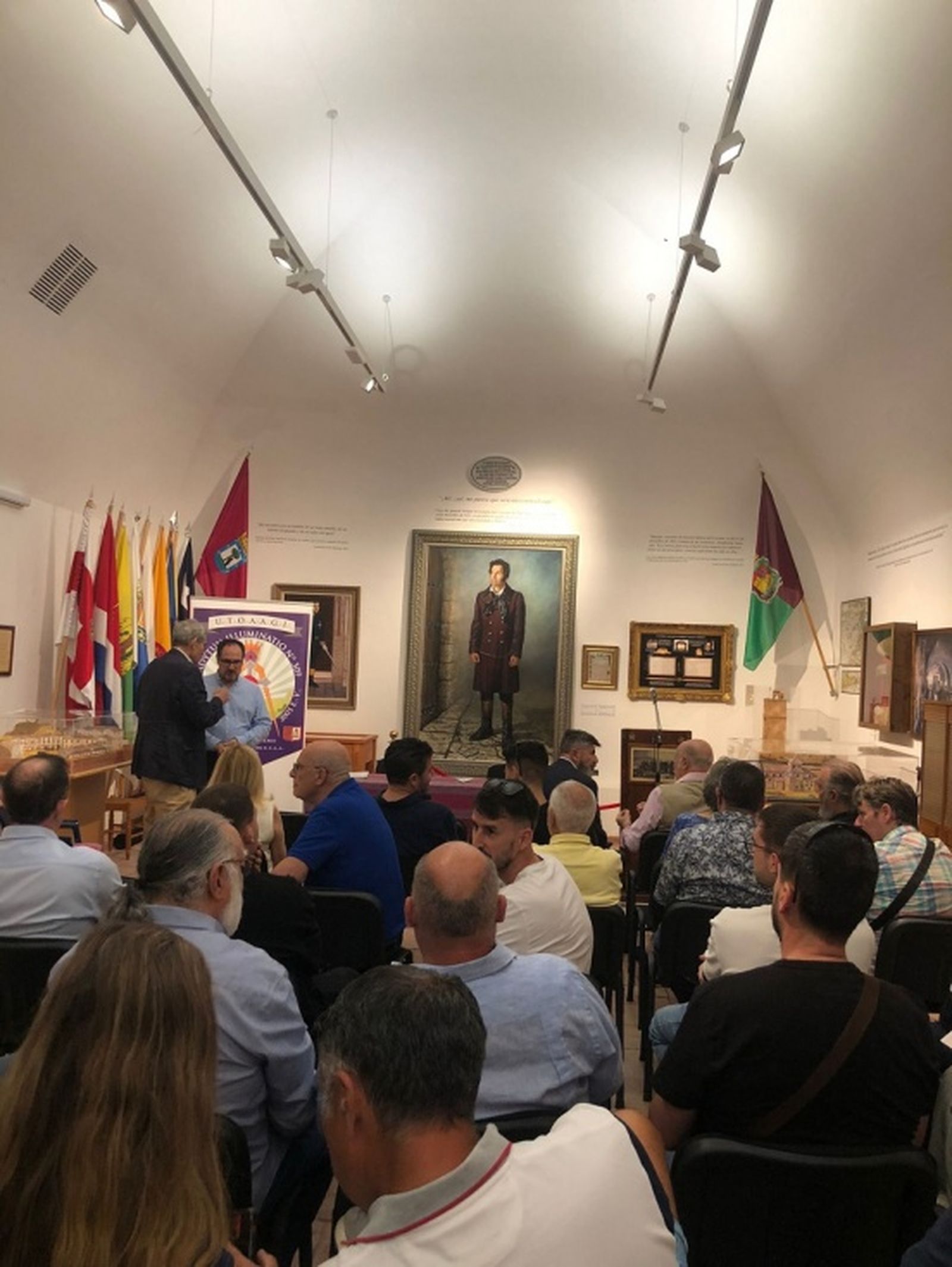 Inauguración de las I Jornadas de Masonería Filosófica de Málaga. / FOTO CEDIDA