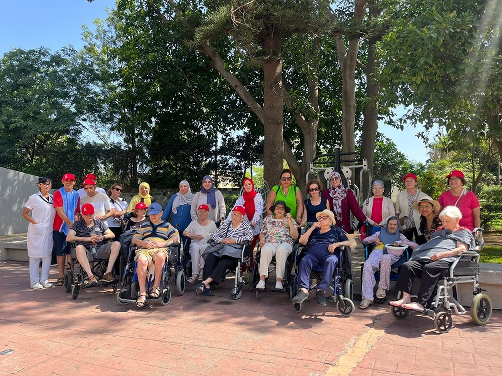 Una mañana en los Jardines de la Argentina./ FOTO C.L.