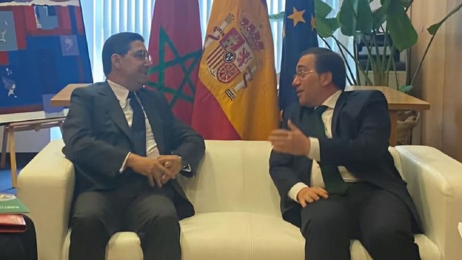 Bourita y Albares en una imagen de archivo. / FOTO MAROC DIPLOMATIC