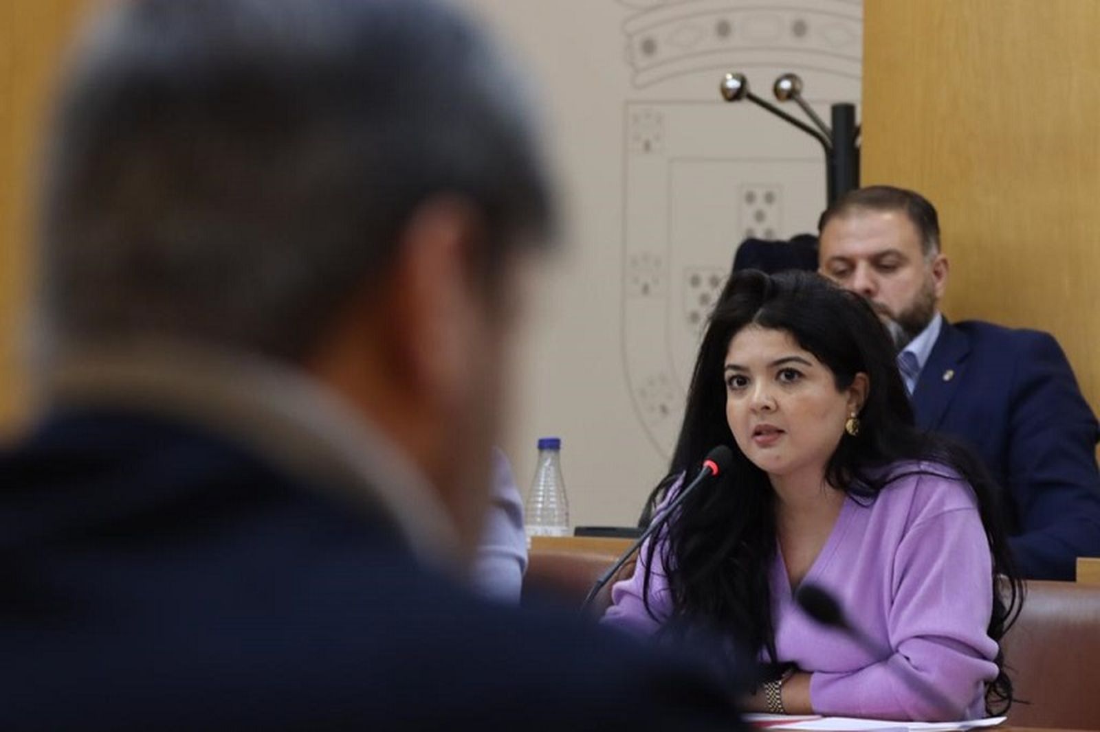 Hanan Ahmed durante un pleno en una imagen de archivo. / FOTO REDUAN