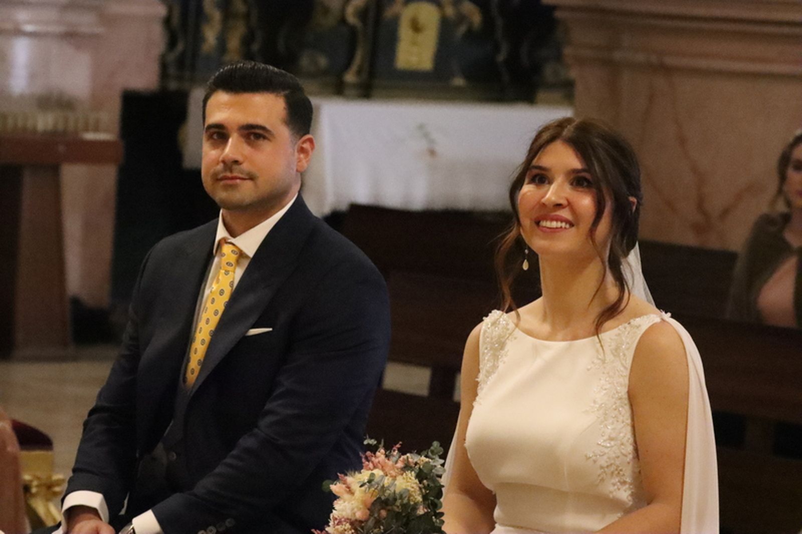 Los novios. / Foto Reduan