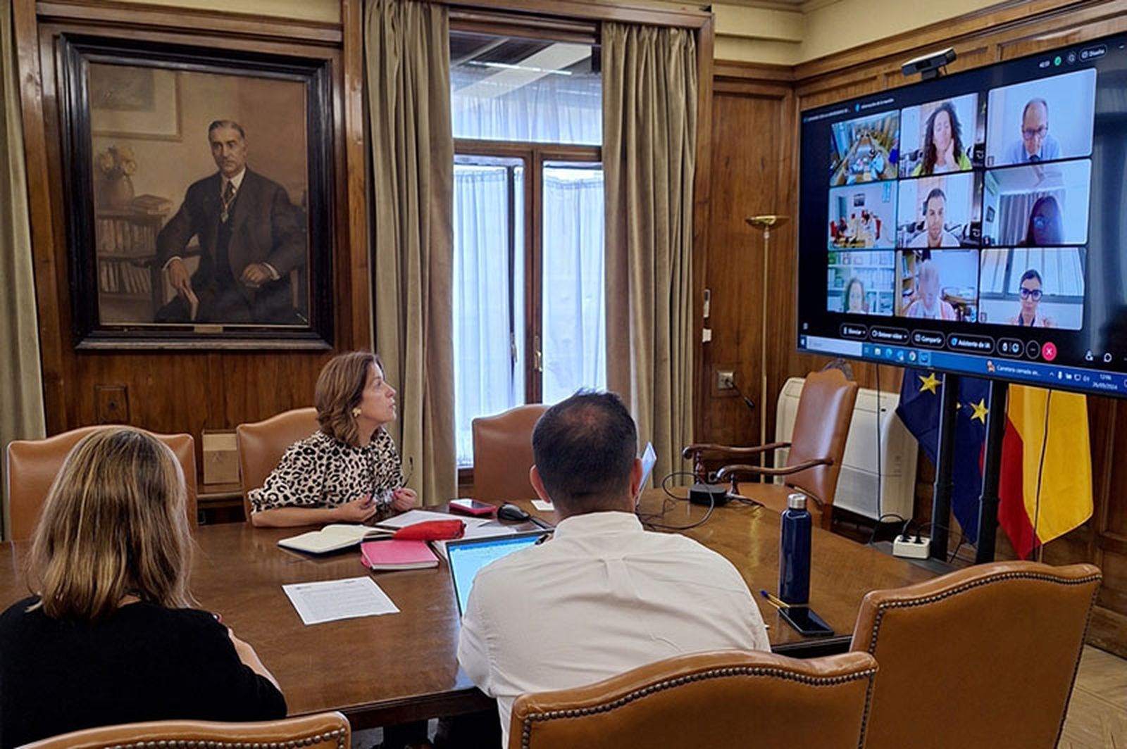 Encuentro telemático entre responsables de Ingesa y UGR/FOTO CEDIDA