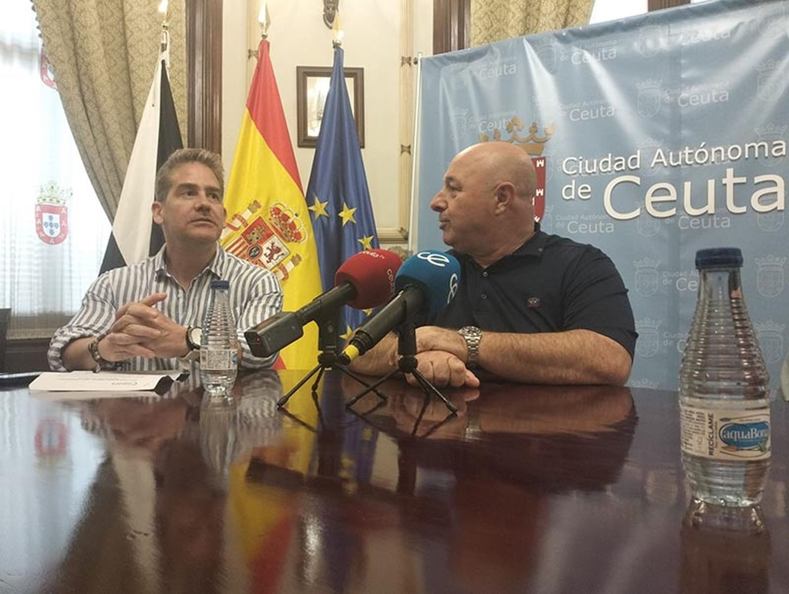 Karim Bulaix y Nicola Cecchi/FOTO EL PUEBLO