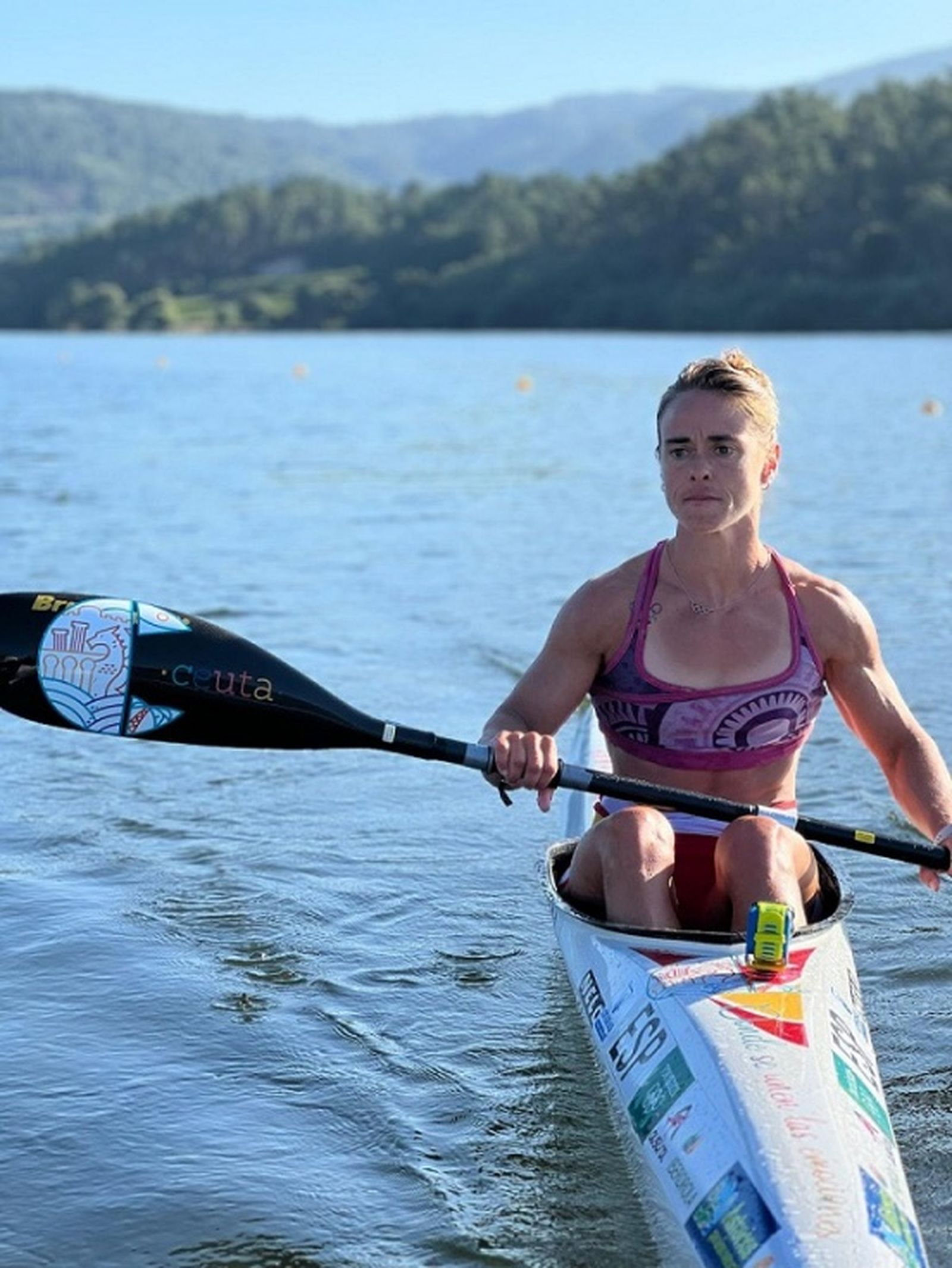 La ceutí se presenta a la convocatoria de 11 plazas de bombero en la ciudad autónoma. / FOTO CEDIDA