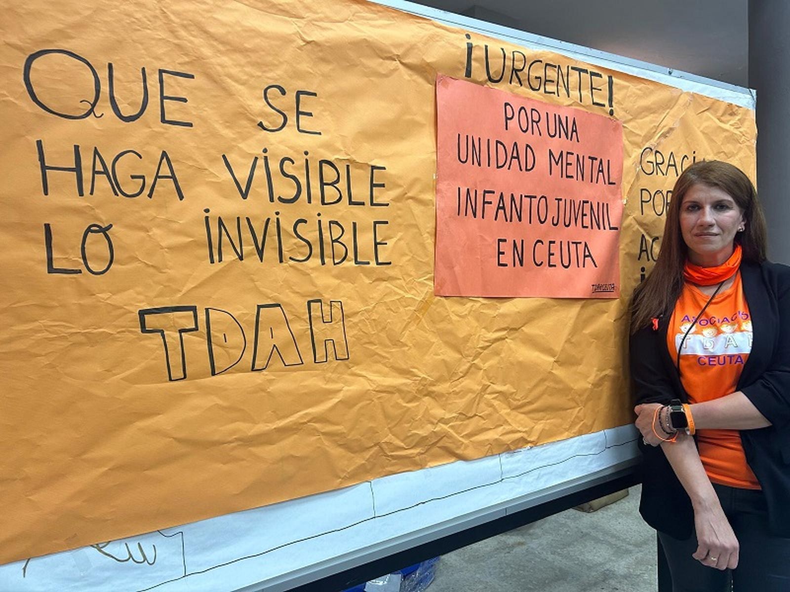 La presidenta de la Asociación TDAH, Holaya Abdel-lah. / FOTO G.S.