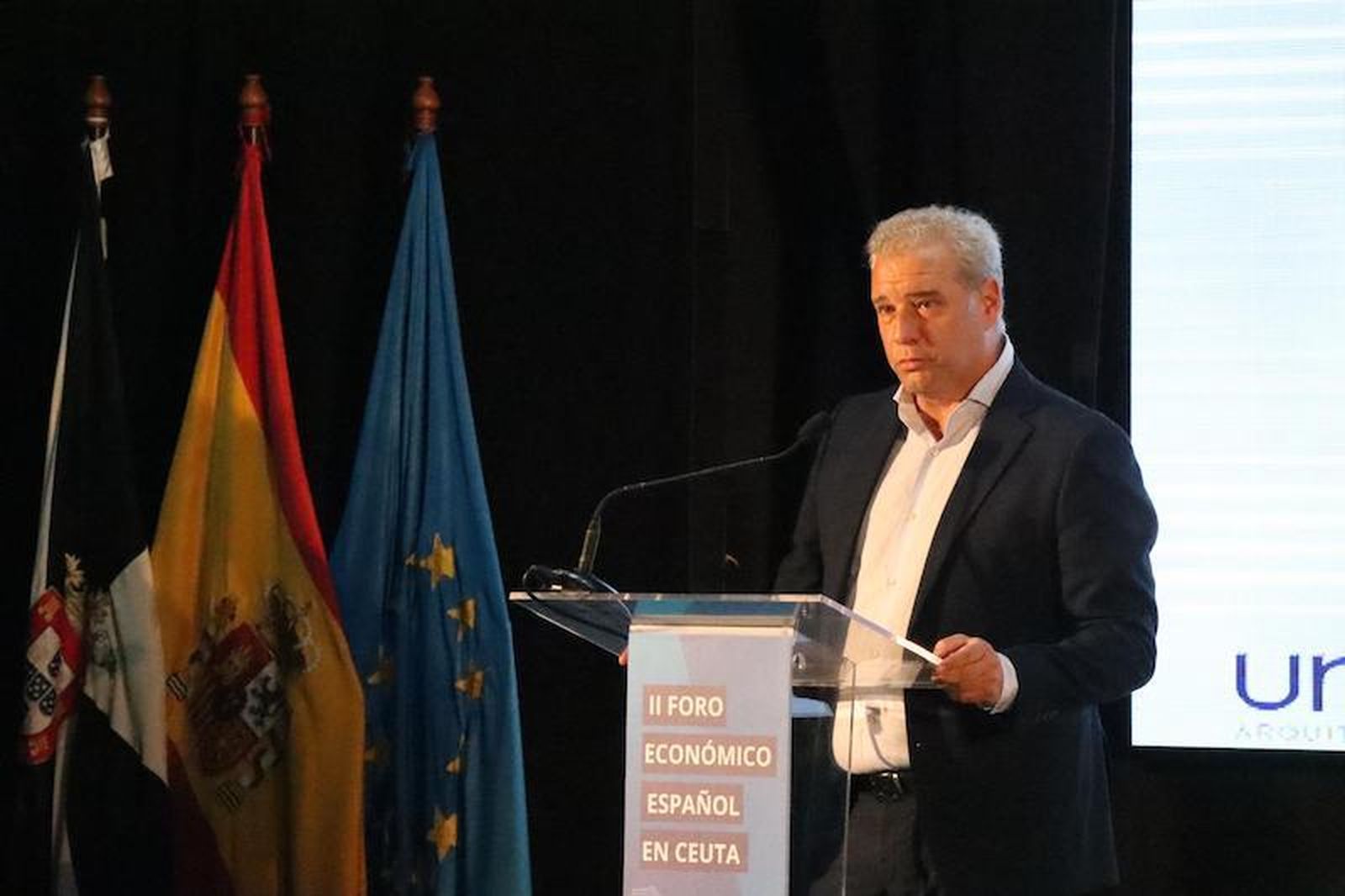 Aurelio Cazenave, director de Urban, durante el II Foro Económico./ FOTO REDUAN