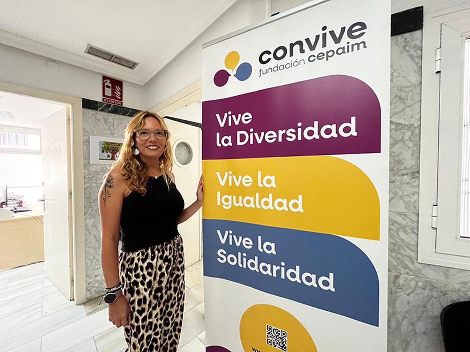 La coordinadora de Cepaim, Cristina Carrasco/FOTO L.B.