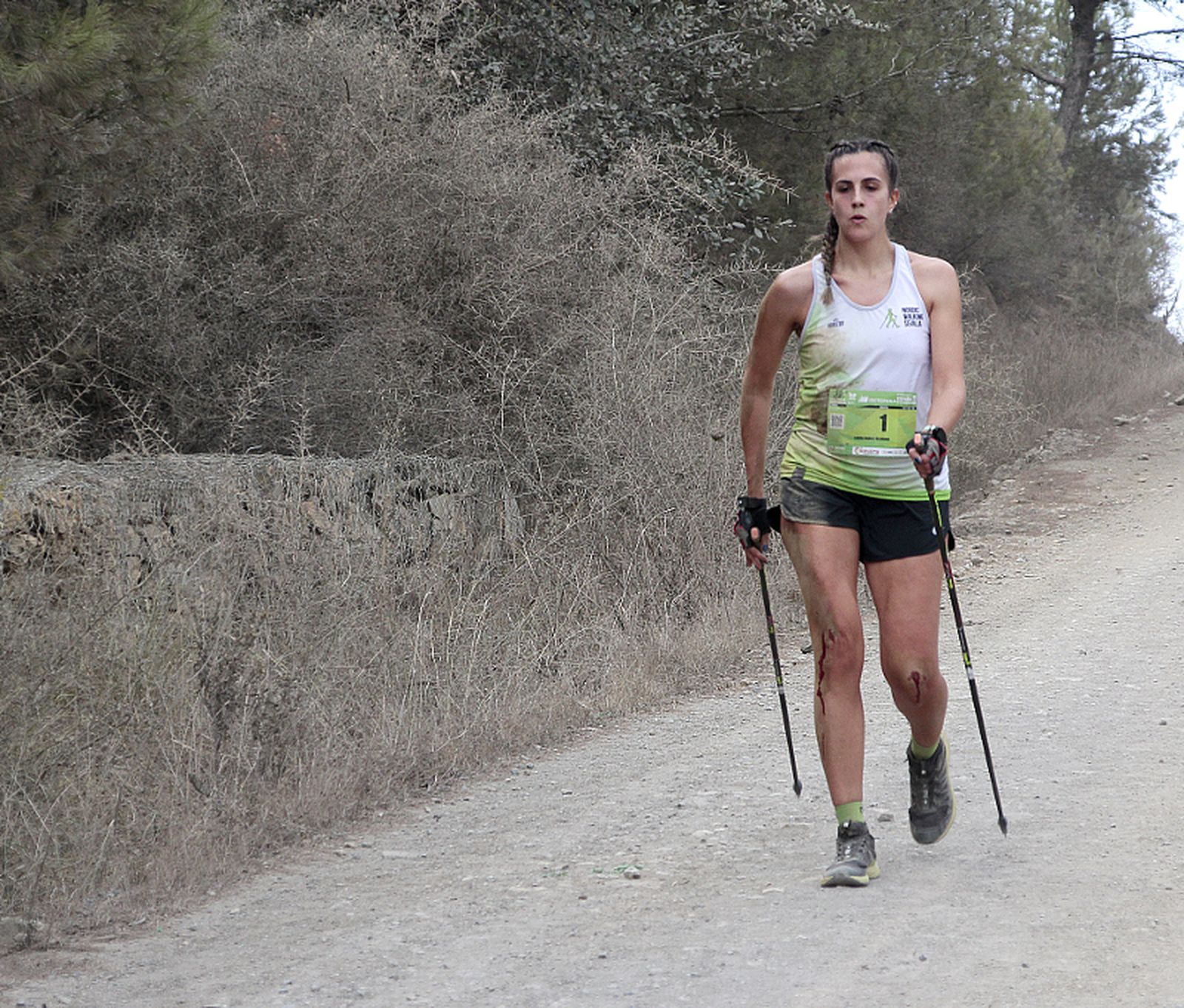 La campeona, la onubense Laura Ramos. / FOTO D. VICENTE