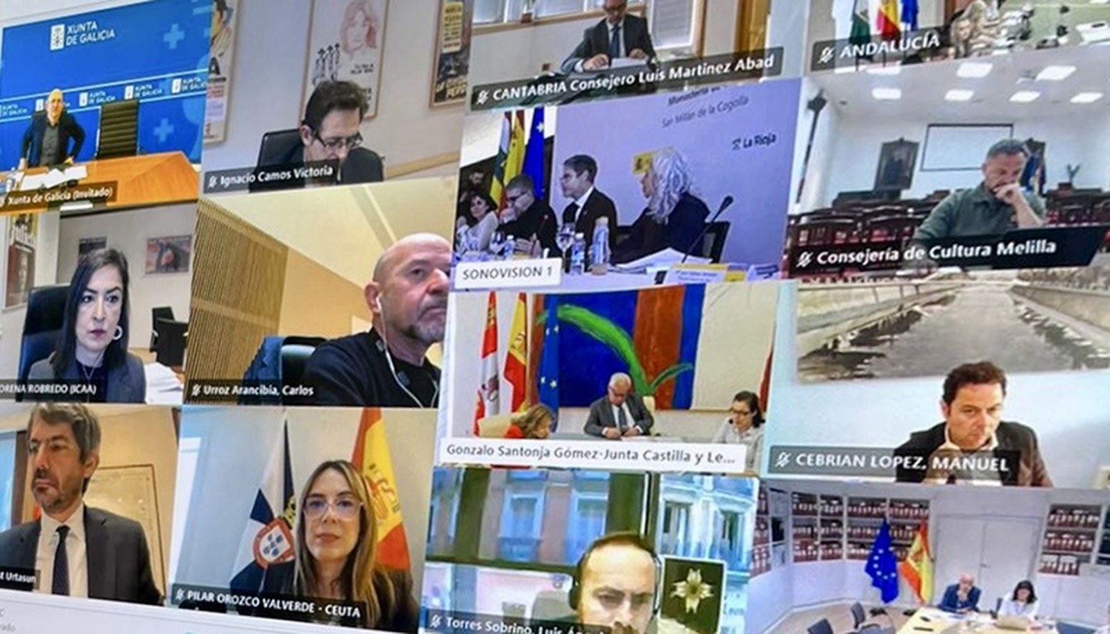 Reunión de la Sectorial de Cultura, celebrada hoy/FOTO CAC