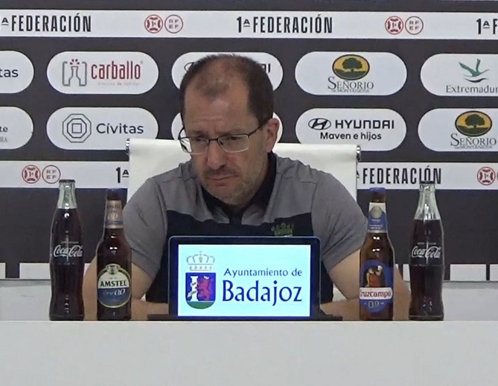 José Juan, este domingo en la sala de prensa del 'Nuevo Vivero'. / FOTO CEDIDA