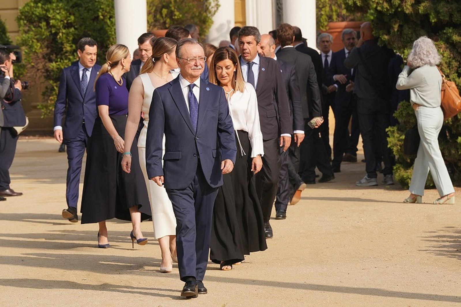 El presidente de Ceuta, Juan Vivas, durante la Conferencia de Presidentes. / FOTO CEDIDA