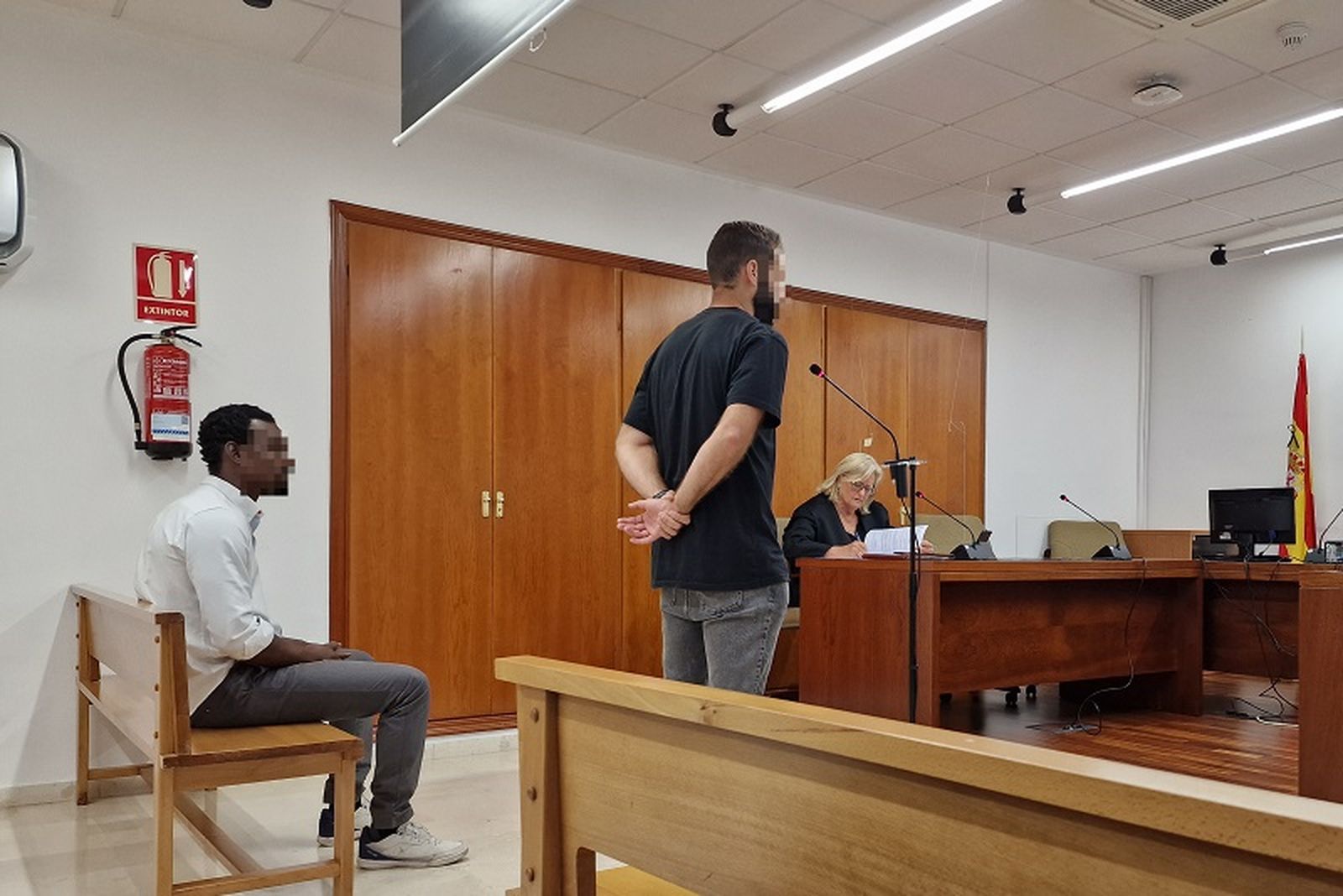 Los agentes del CNP que participaron en la actuación rindieron declaración como testigos. / FOTO CAW