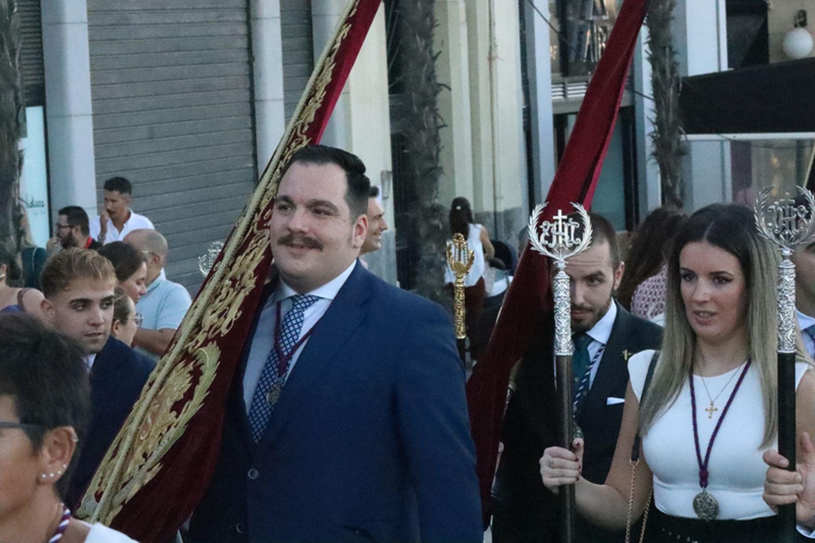 Representación de la Hermandad de la Pollinica, procesión de San Daniel | FOTO REDUAN