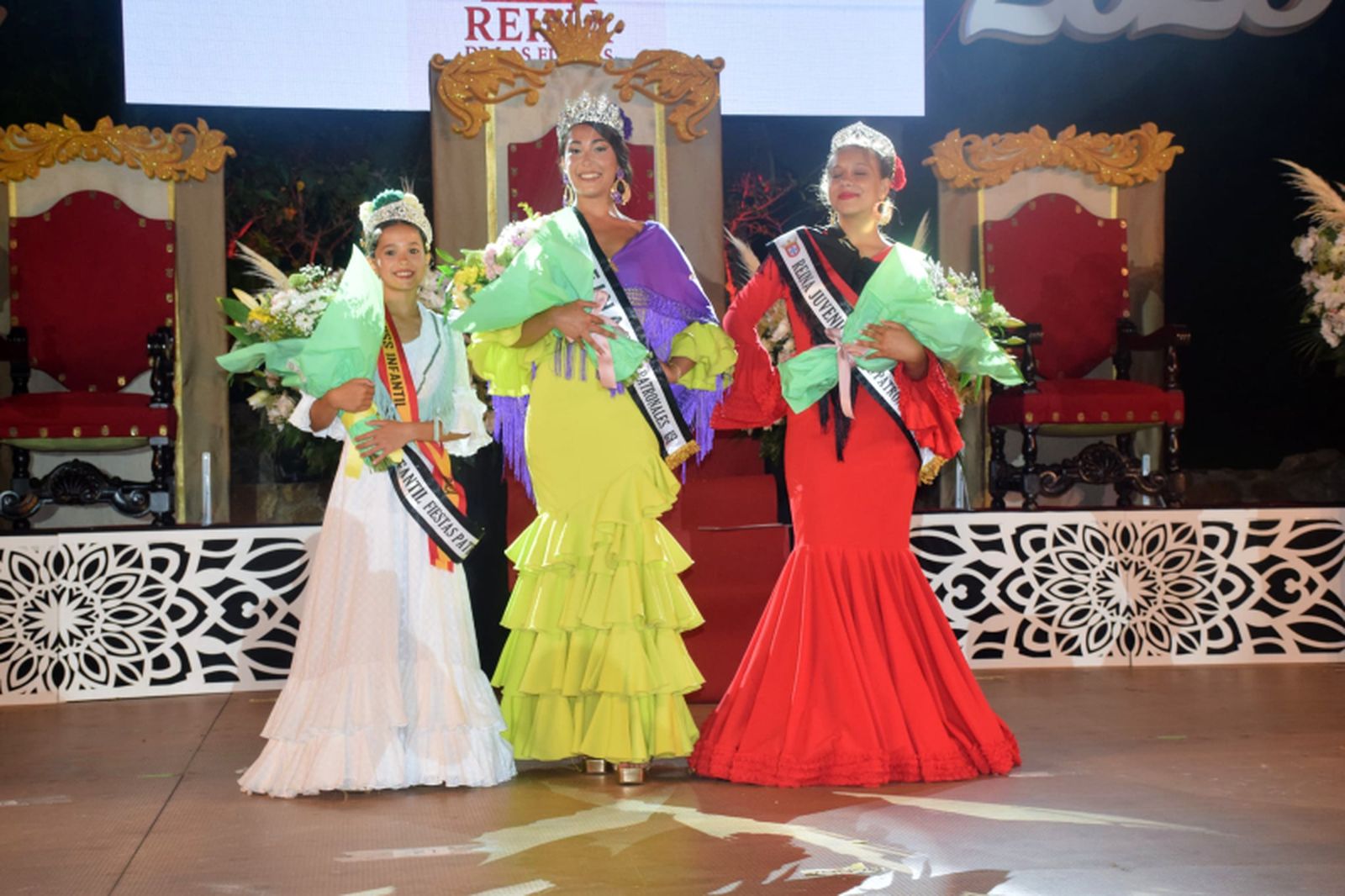Las tres reinas posan sonrientes / Foto Nicol's