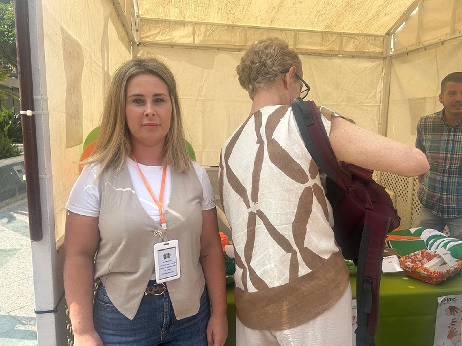 La auxiliar de Enfermería de ALCER África García de la Torre. / FOTO G.S.